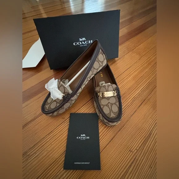 NIB Coach Women's Signature Loafers. - Picture 2 of 5